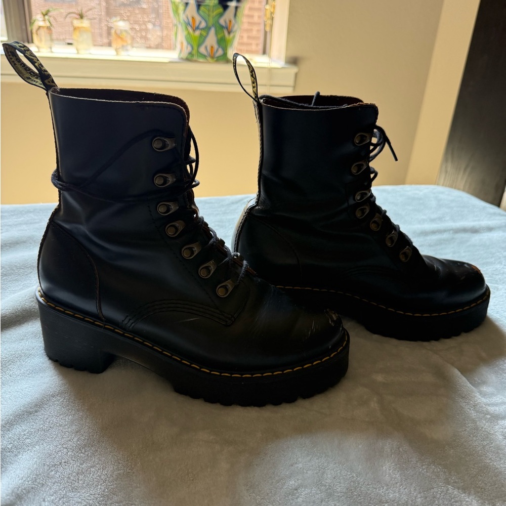 Dr. Martens Jadon Black Platform Boots M7/W8